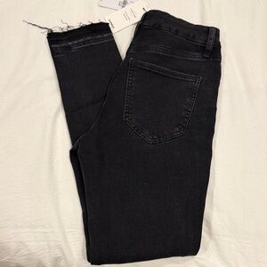 Express Women's Dark Charcoal Ankle Jeans